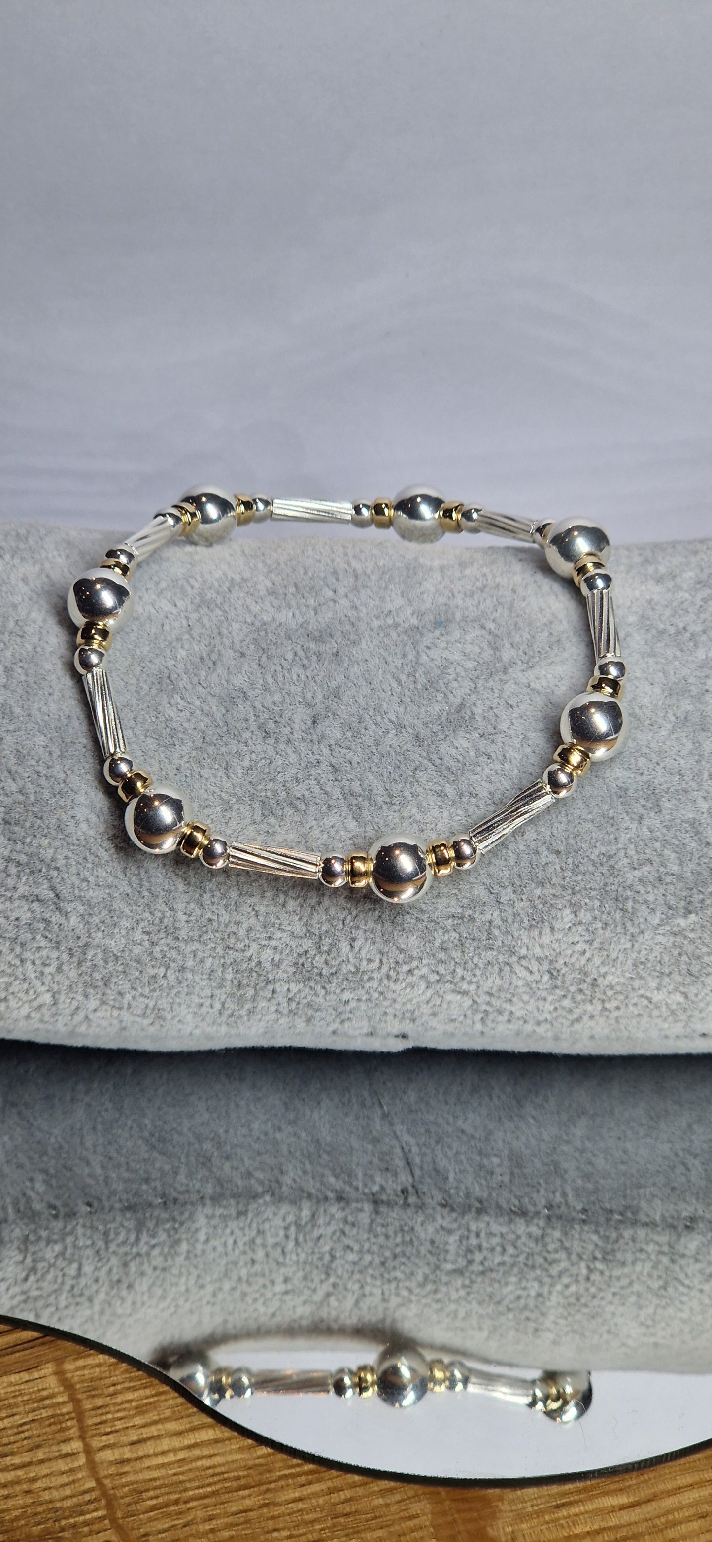The Alison sterling silver and gold-filled bracelet